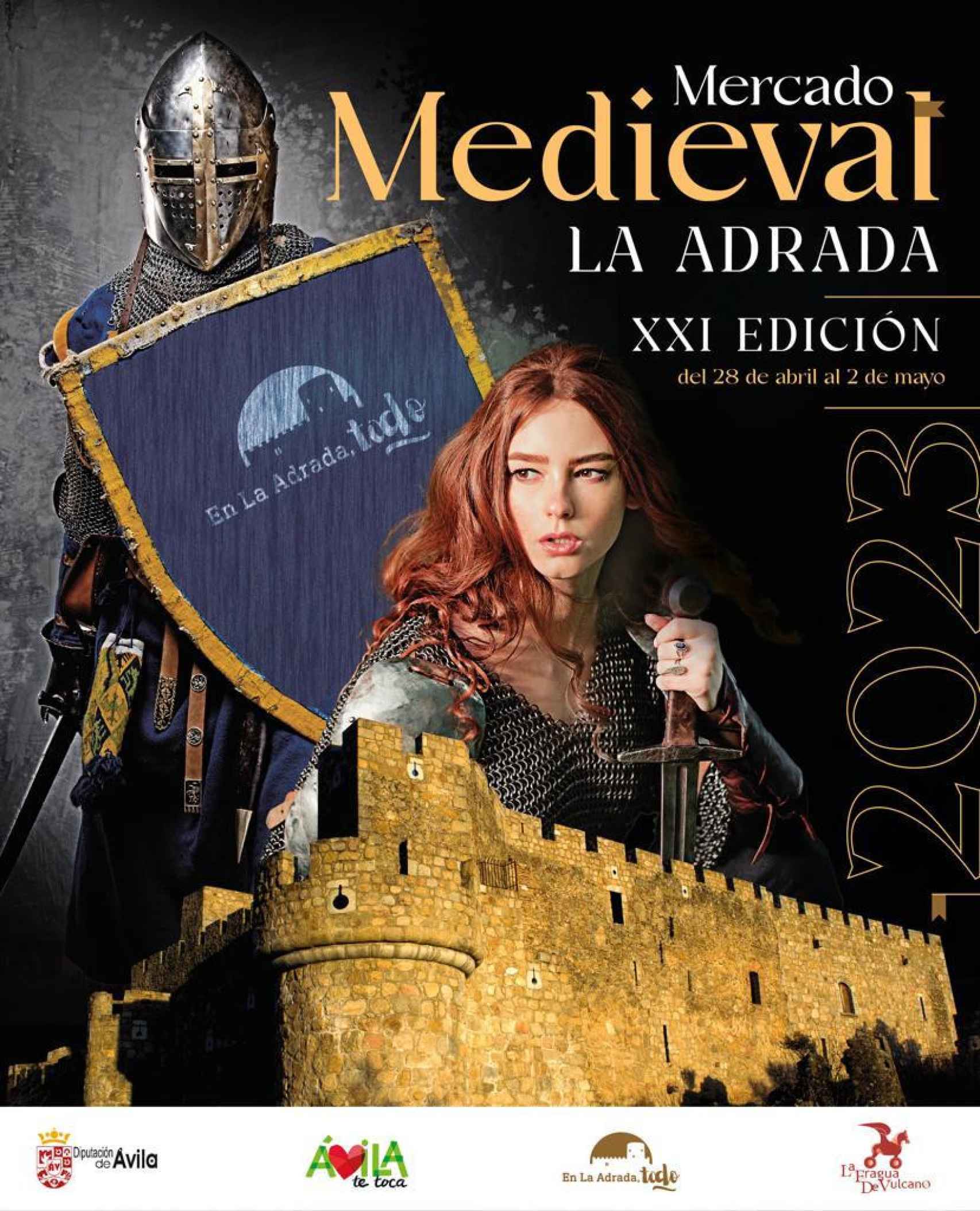 Cartel de la XXI Feria Medieval de La Adrada