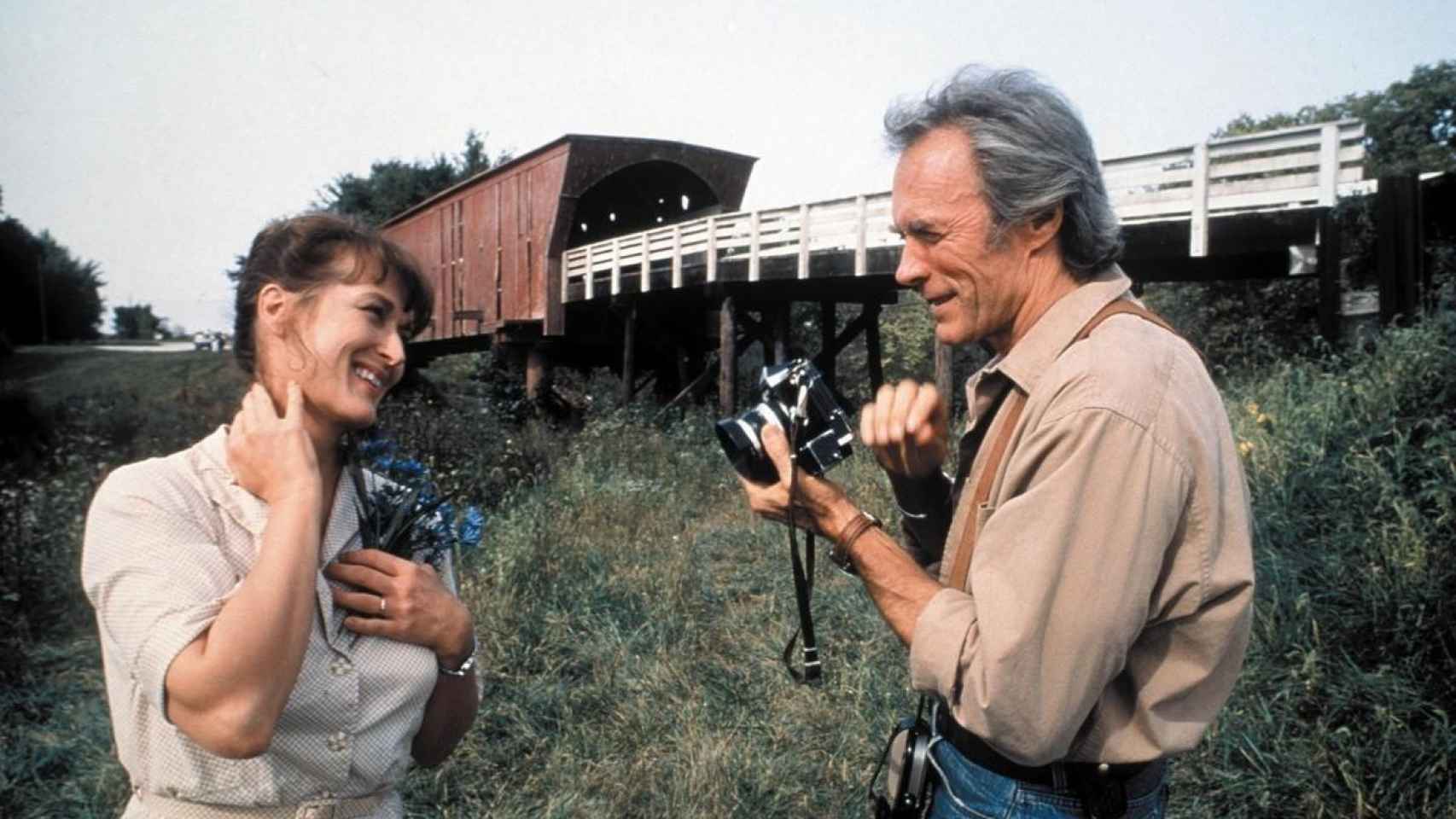 Meryl Streep junto a Clint Eastwood en 'Los puentes de Madison'