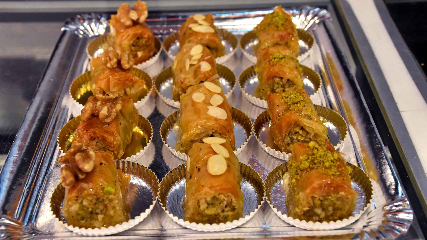 Algunos de los dulces de la pastelería Jazmín