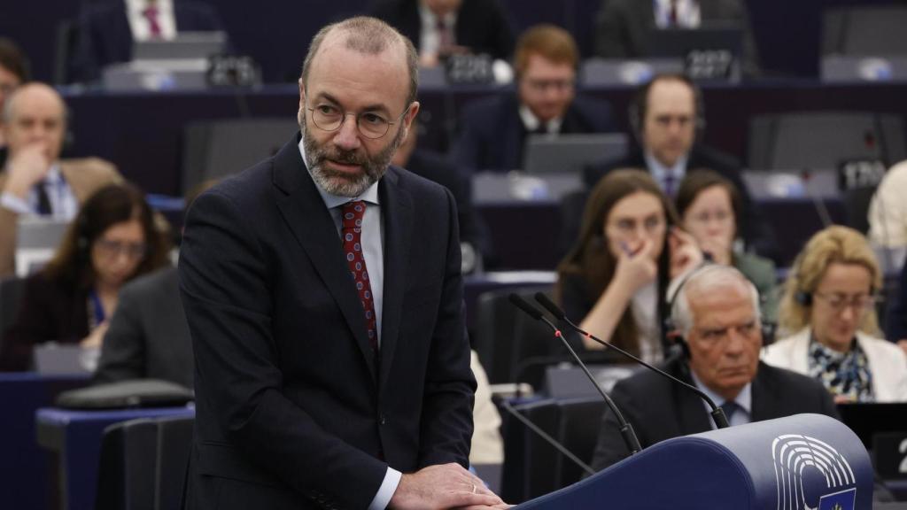 Manfred Weber, presidente del Partido Popular Europeo, en Bruselas.