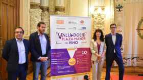 Presentación de la V edición de la 'Plaza Mayor del Vino' en Valladolid.