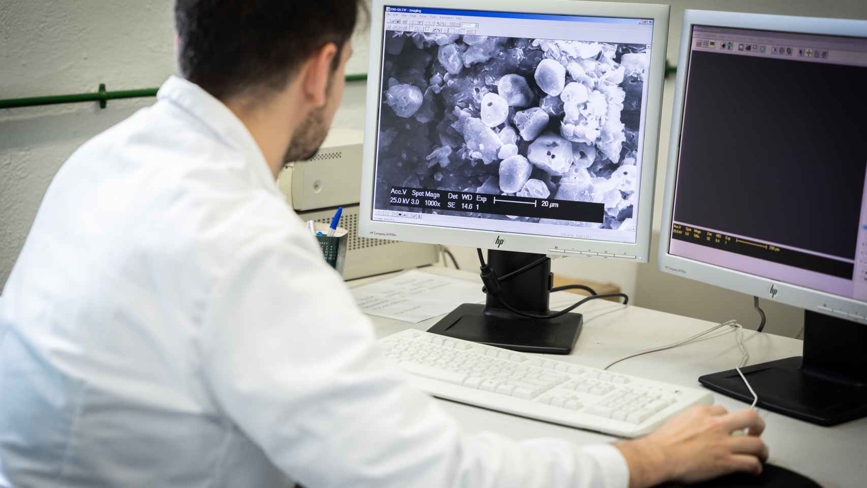 Evaluación de las muestras mediante microscopia de barrido.