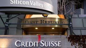 Oficinas de Silicon Valley Bank, First Republic Bank y Credit Suisse.