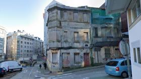 Un inmueble declarado en ruina en la Travesía da Cerca número 3, en O Castrillón (A Coruña)