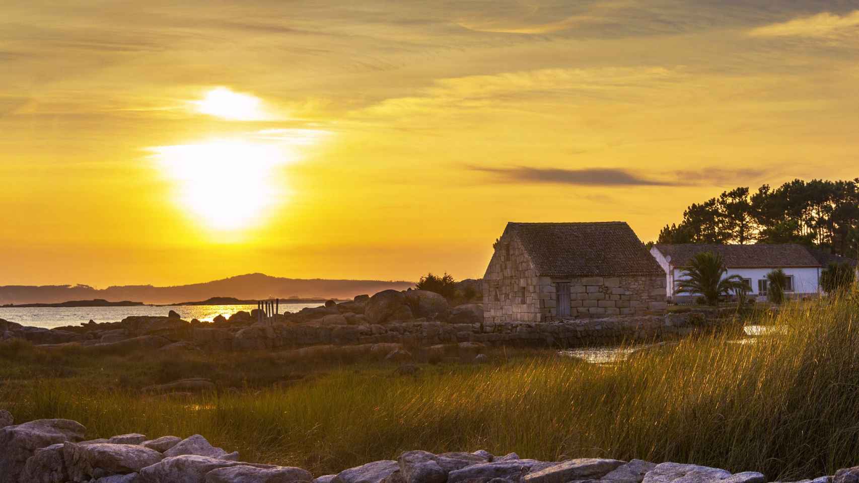 Molino de mareas de As Aceñas, Illa de Arousa.