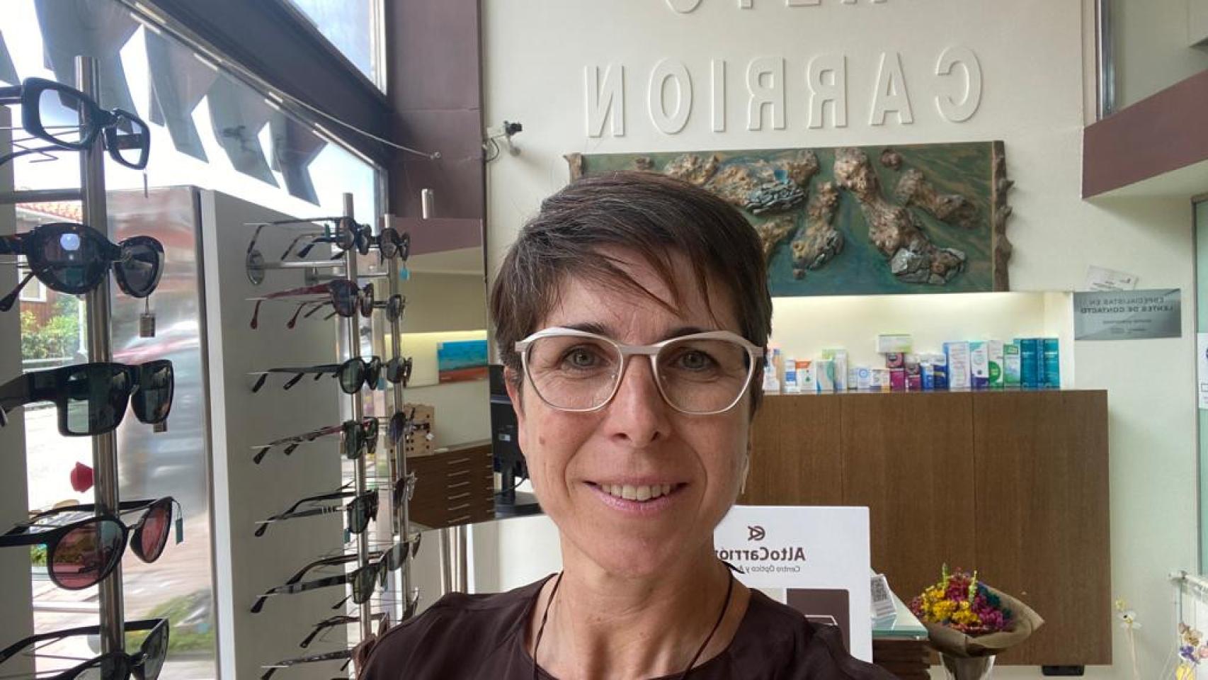 Vicky Alonso, presidenta de la Asociación de Empresarios y Profesionales de Guardo