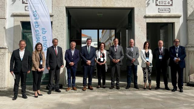 Carlos García Carbayo durante su participación en la inauguración de la Avenida de Salamanca en el Puerto de Aveiro y en el seminario 'Crecimiento ferroviario en el Corredor Atlántico Ibérico: desafíos y oportunidades'