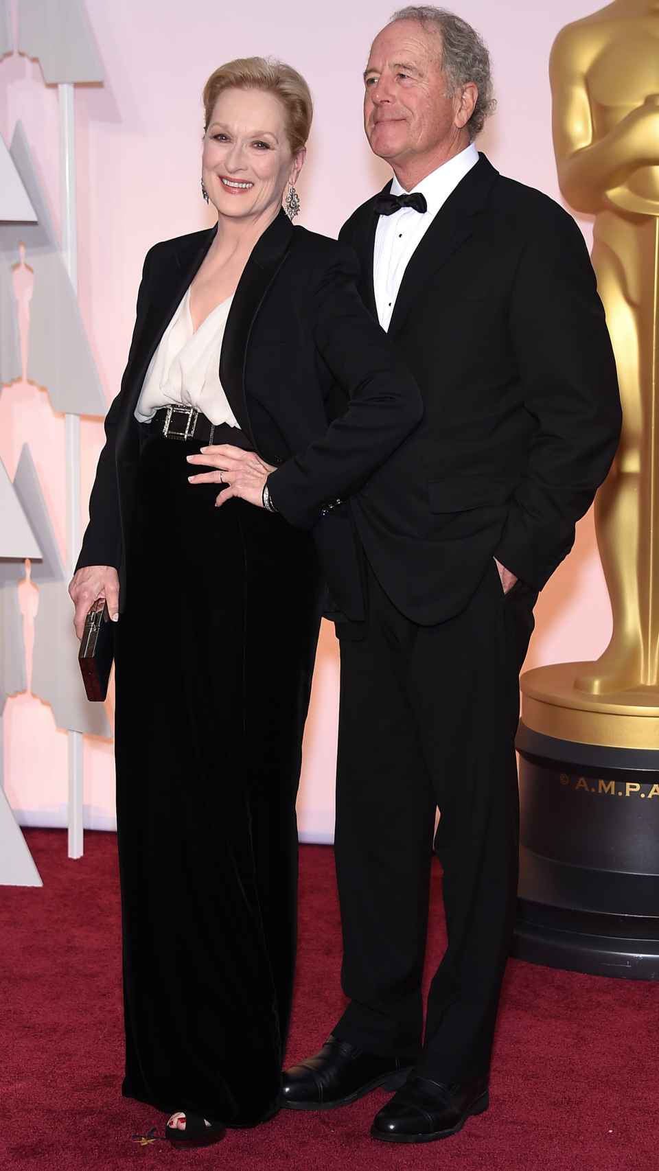 Meryl Streep y Gummer, en la entrega de los Premios Oscar 2015.