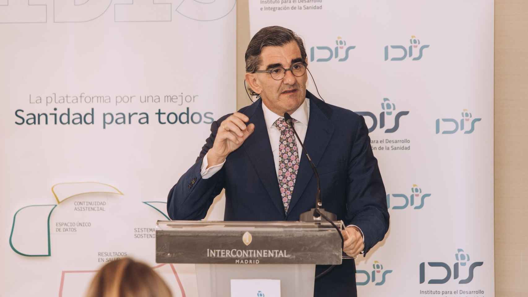El presidente del Instituto para el Desarrollo e Integración de la Sanidad (Fundación IDIS), Juan Abarca