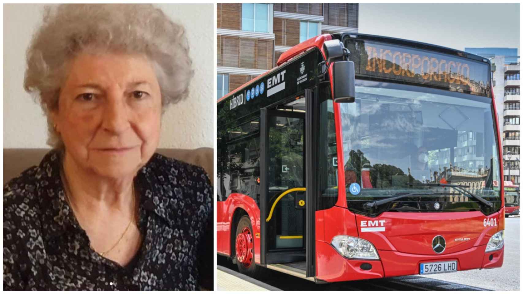 Lola Castelló, la profesora jubilada fallecida en un autobús de la EMT de Valencia. Escolapias/EMT