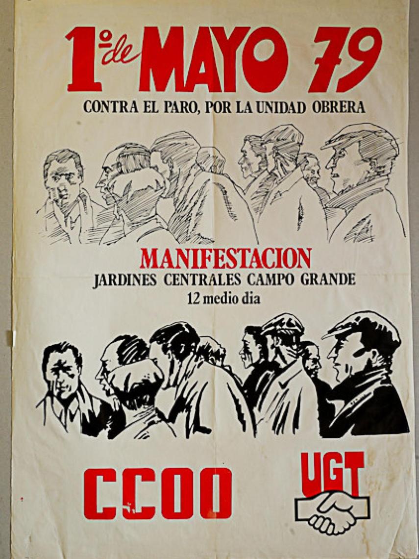 Imagen del cartel de la manifestación de 1979.
