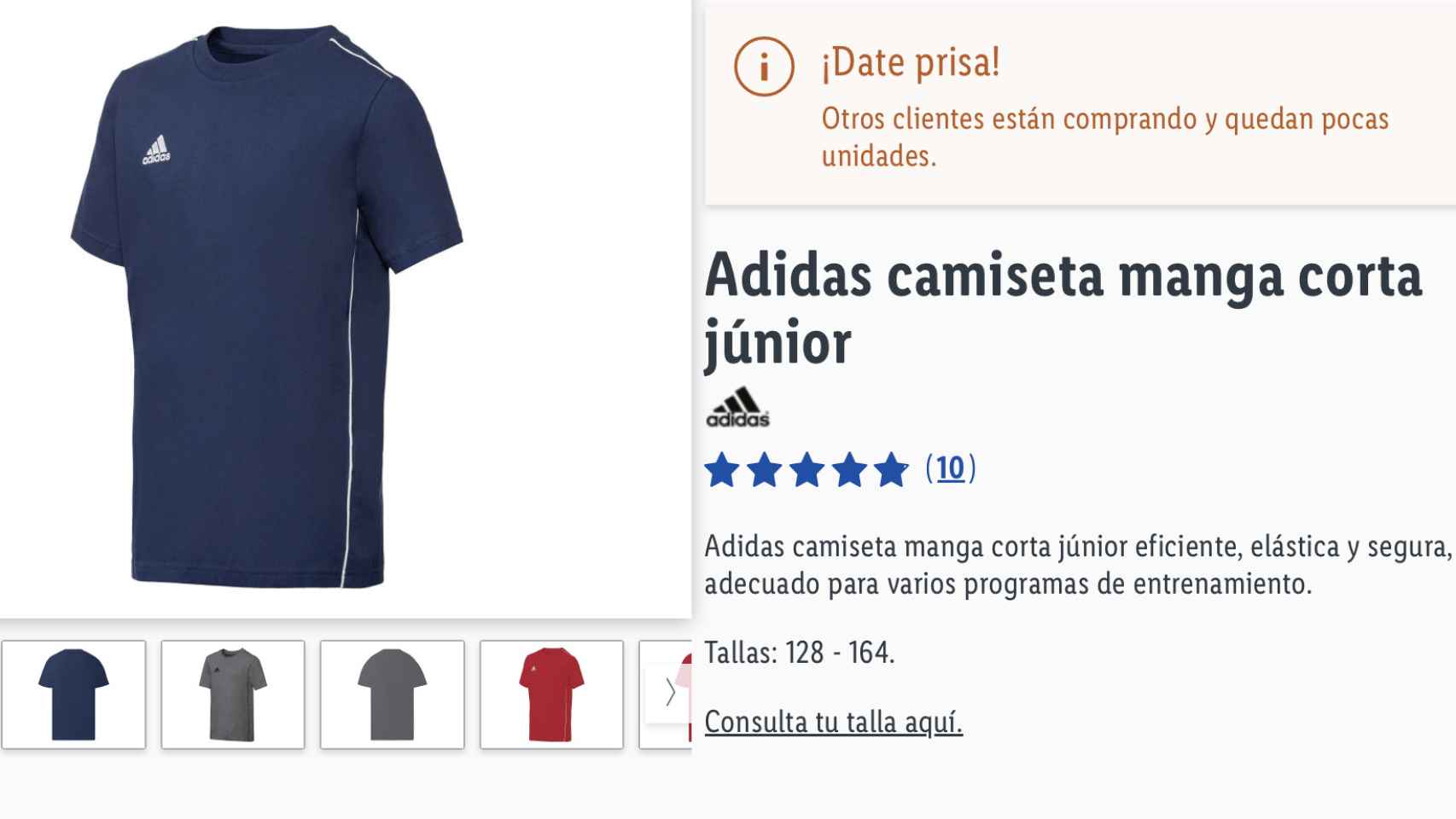 Lidl ya vende hasta ropa deportiva Adidas por menos de 15 euros