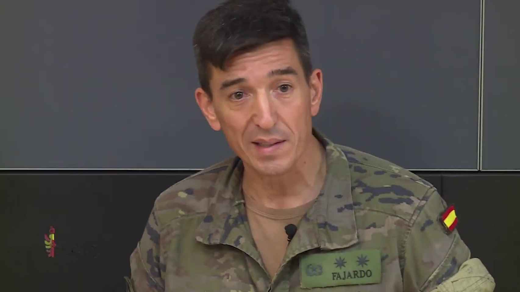 El coronel Alberto Fajardo.