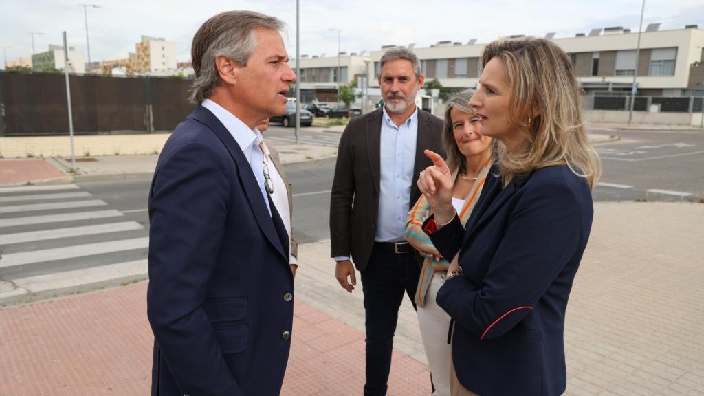 Gonzalez Terol y Martín en su visita de este viernes.