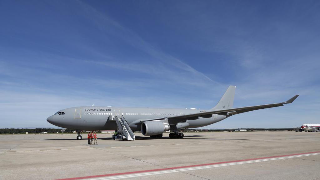 Llegada del A330 a Torrejón con los 72 civiles a salvo.