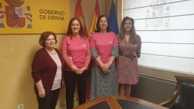 Virginia Barcones y Alicia Villar se reúnen con la presidenta de la Fundación Personas