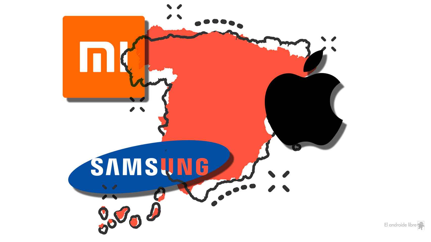 Los españoles preferimos la gama media de móviles: Xiaomi, Samsung y Apple en un combate sin fin