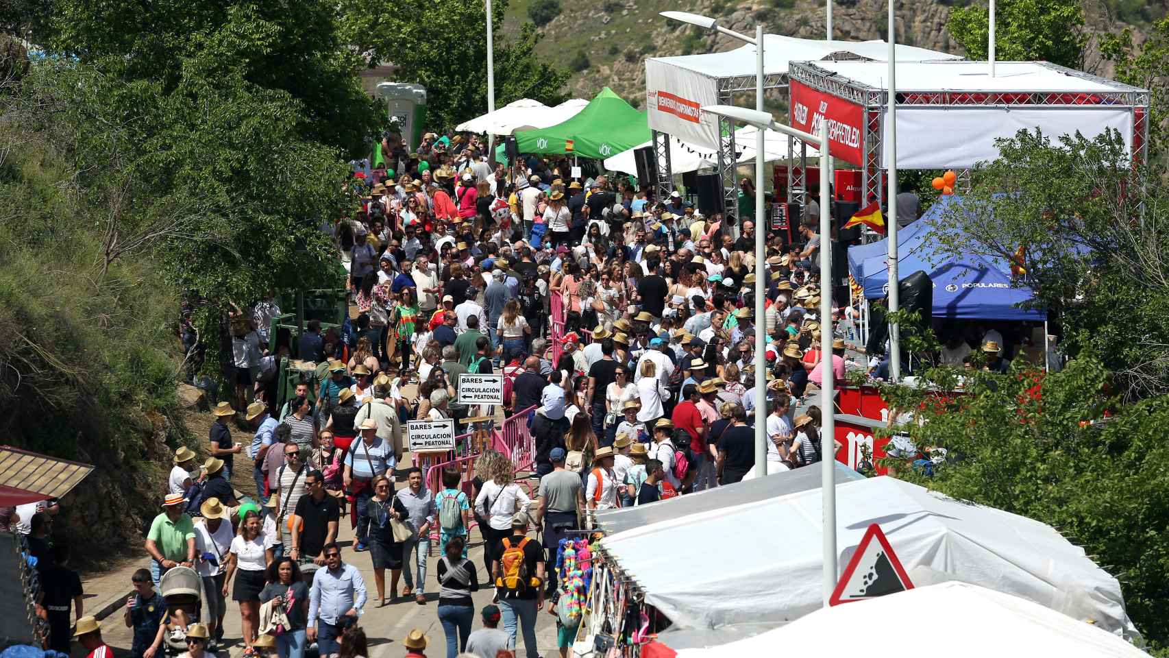 Miles de toledanos participaron en la romería del Valle del año 2022.