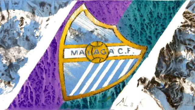 El brazalete de capitán para el Málaga vs. Huesca