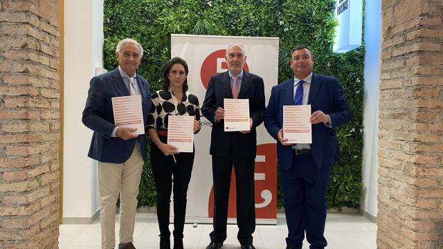 Antonio Pedraza, Isabel Rodríguez, Manuel Méndez de Castro y Fernando del Alcázar.