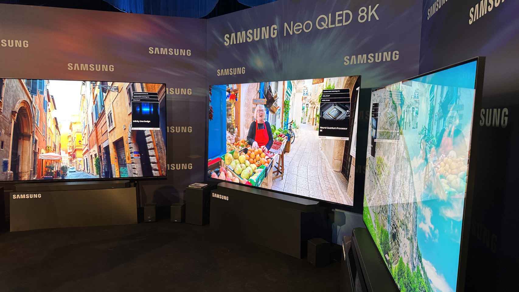 Los nuevos televisores de Samsung.