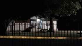 Vivienda de la familia asesinada por su vecino con un fusil en San Jacinto, Texas.