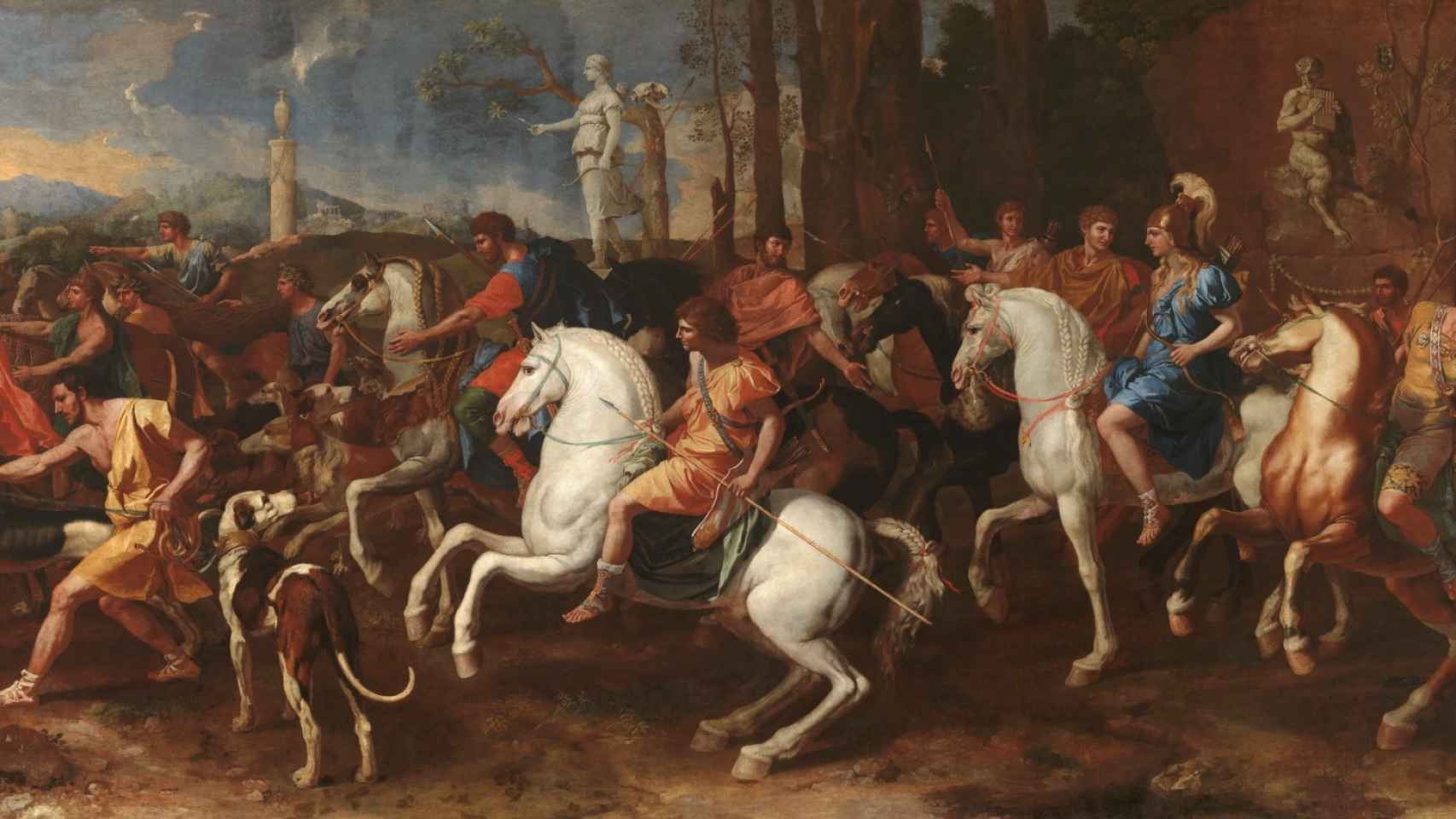'La caza de Meleagro', de Nicolas Poussin.