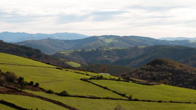 Vista del paisaje desde Olladas de Barbeitos