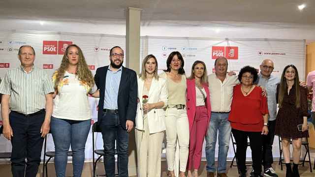 La consejera portavoz, Blanca Fernández, ha participado este domingo en un acto del PSOE