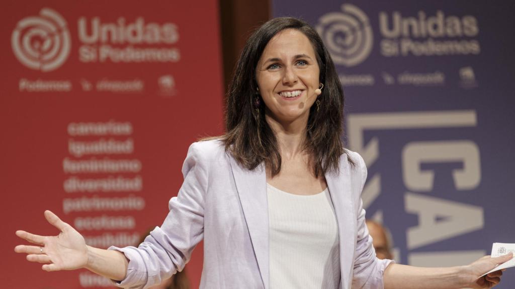 Ione Belarra, en el acto de Las Palmas de Gran Canaria