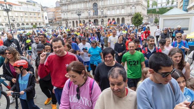 Fotografía tomada durante la Carrera Alternativa este domingo