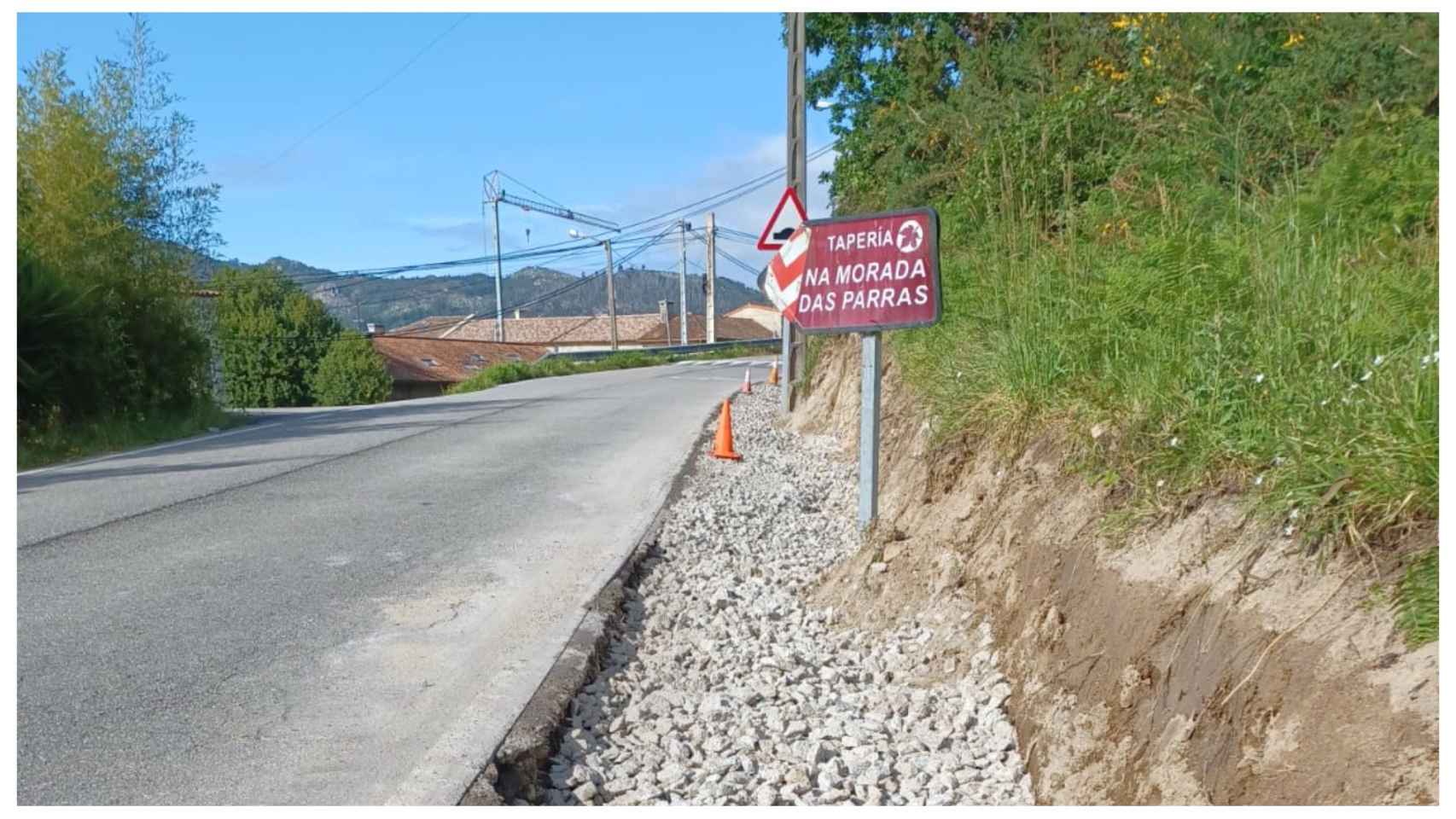 Cuneta en Nigrán