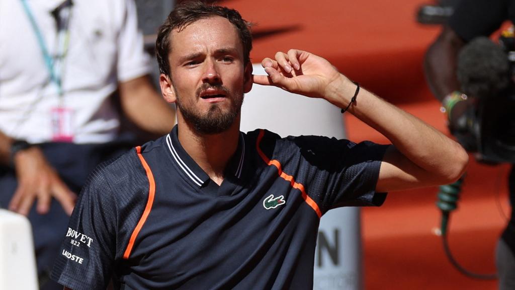 Daniil Medvedev, en el Mutua Madrid Open 2023