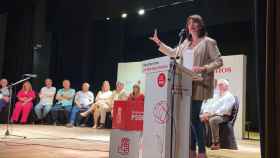Blanca Fernández, este domingo en un acto público del PSOE en Navahermosa