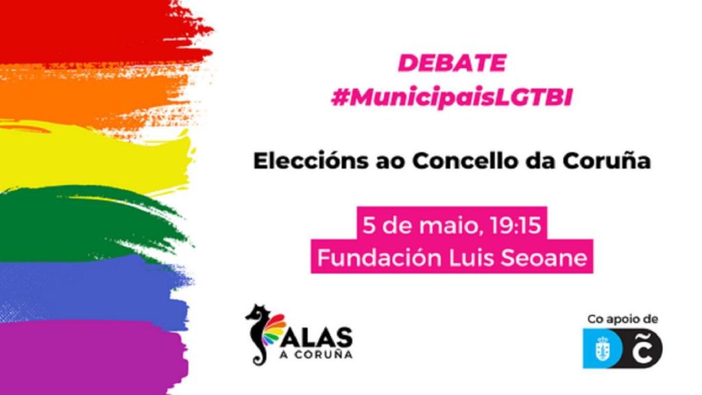 ALAS Coruña organiza el 5 de mayo un debate sobre políticas municipales LGTBI