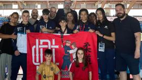 El equipo del Judo Hércules en el Campeonato de España Escolar.