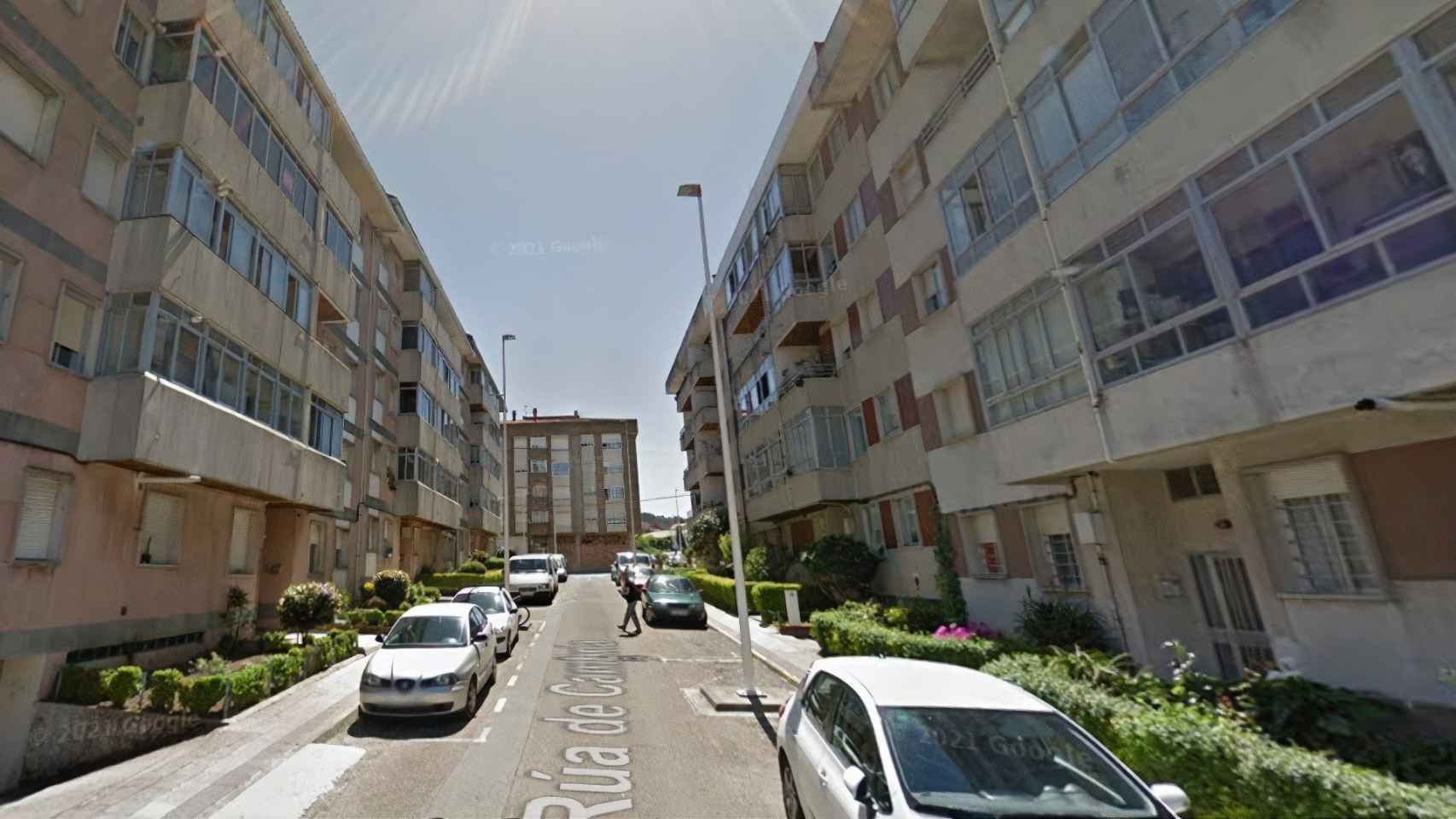 Calle Cambria, en Pontevedra.