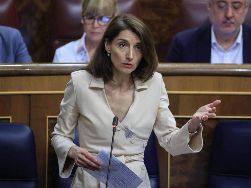 Pilar Llop, ministra de Justicia, en el Congreso de los Diputados.