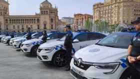 Imagen de los nuevos vehículos de la Policía Local de Valladolid.