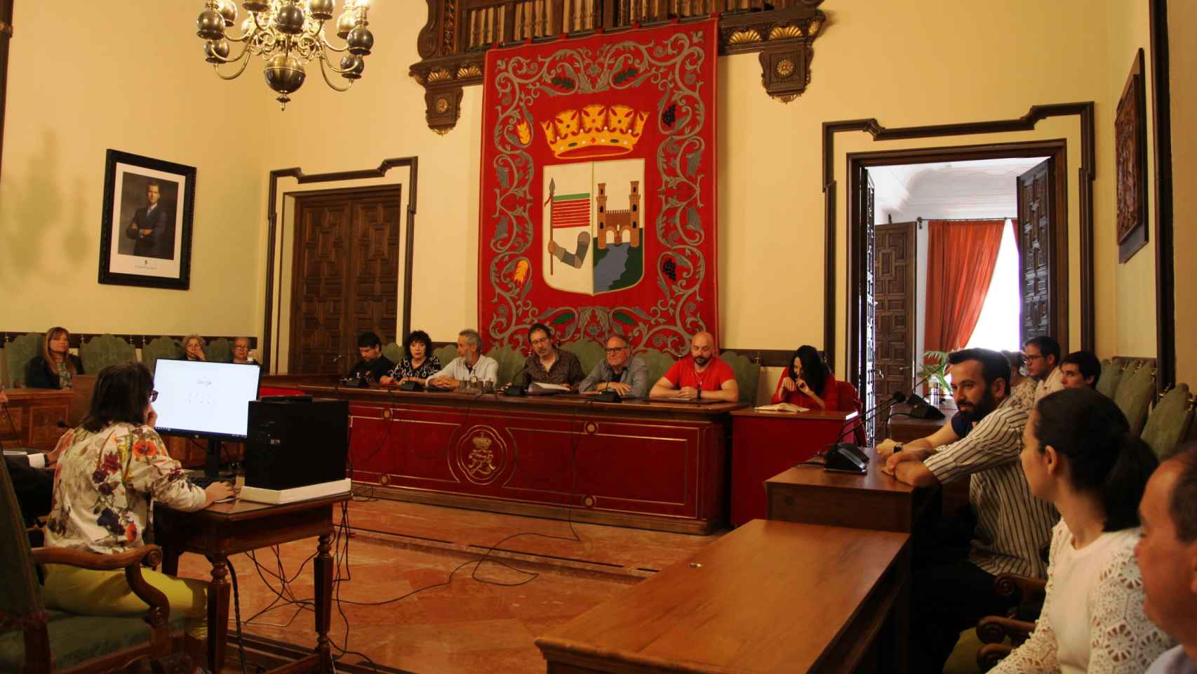 Pleno extraordinario celebrado en Zamora con motivo de la designación de los componentes de las mesas electorales de la capital