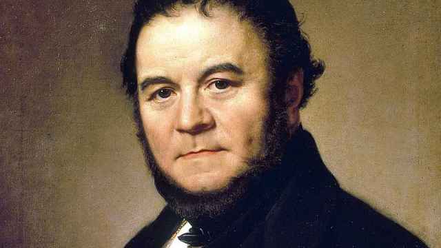 Retrato de Stendhal realizado por John Olaf Sodemark (1840).