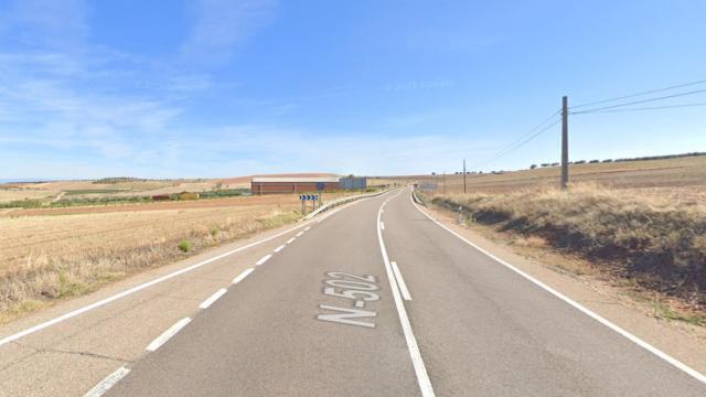 N-502 en Belvís de la Jara (Toledo). Foto: Google Maps.