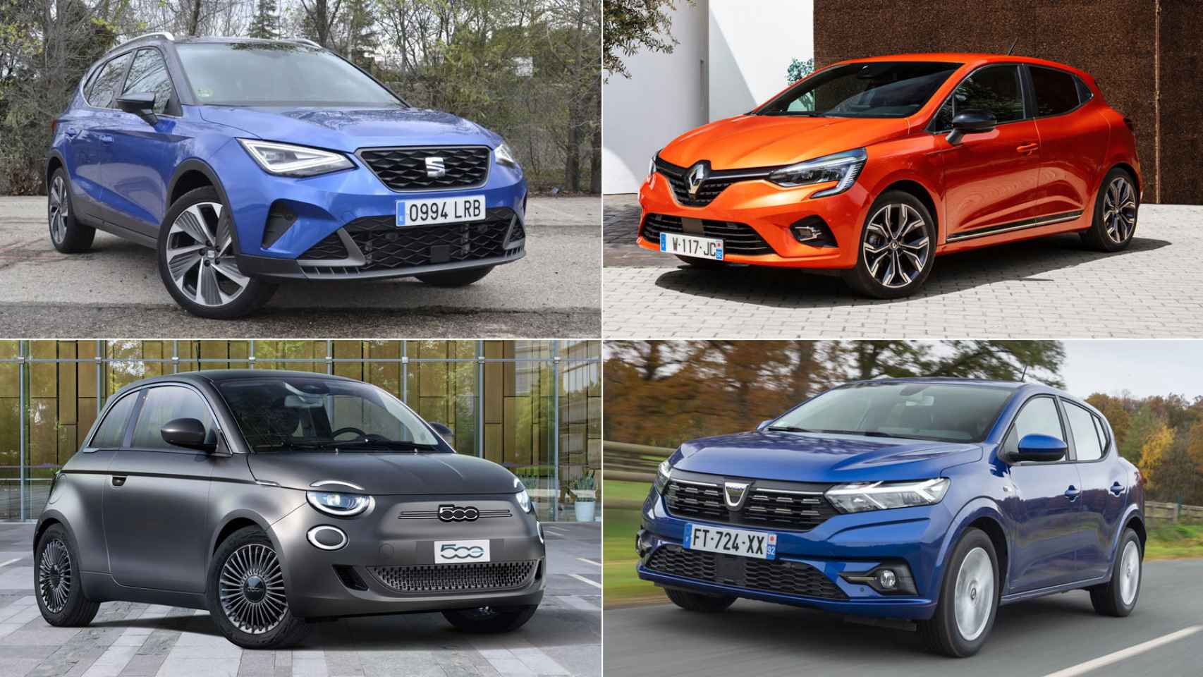 Seat Arona, Dacia Sandero, Renault Clio, Volkswagen T-Roc… qué descuentos tienen los coches más vendidos