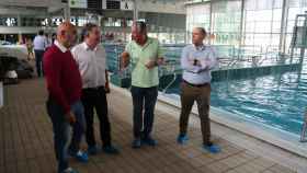 Lores y Tino Fernández visitaron hoy las instalaciones de Rías do Sur.