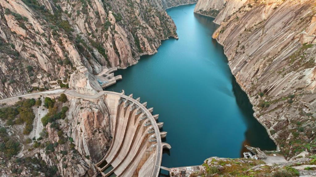 Presa de Aldeadávila de la Ribera, en Salamanca