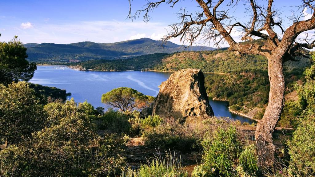 Pantano de San Juan en San Martín de Valdeiglesias, Madrid.