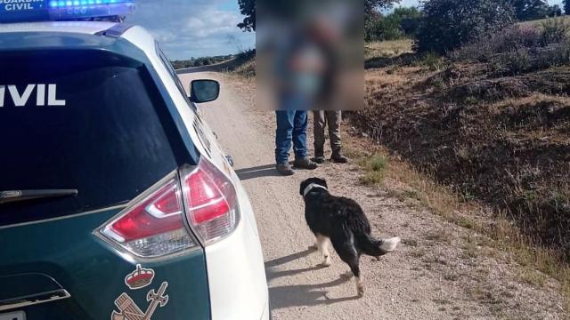 Momento en el que han encontrado a la mujer desaparecida