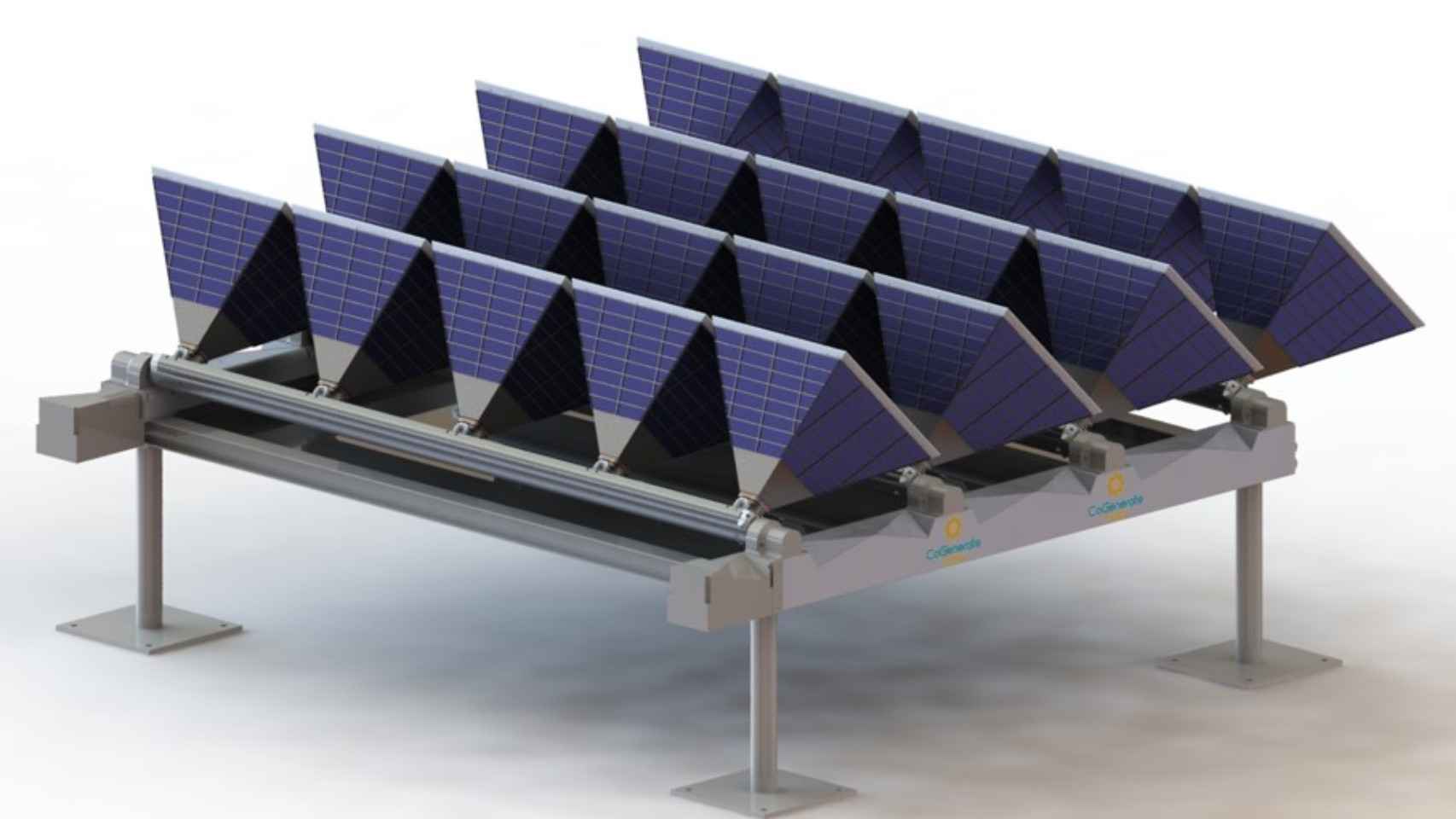 Así es iPyramid-1P, el sistema de cogeneración solar.