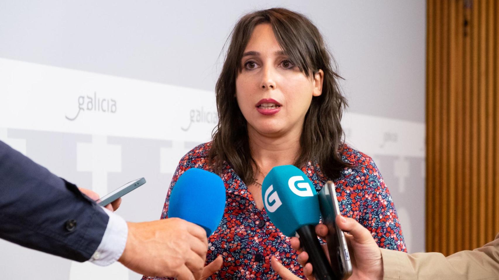 La conselleira de Promoción do Emprego e Igualdade, MaríaJesús Lorenzana.