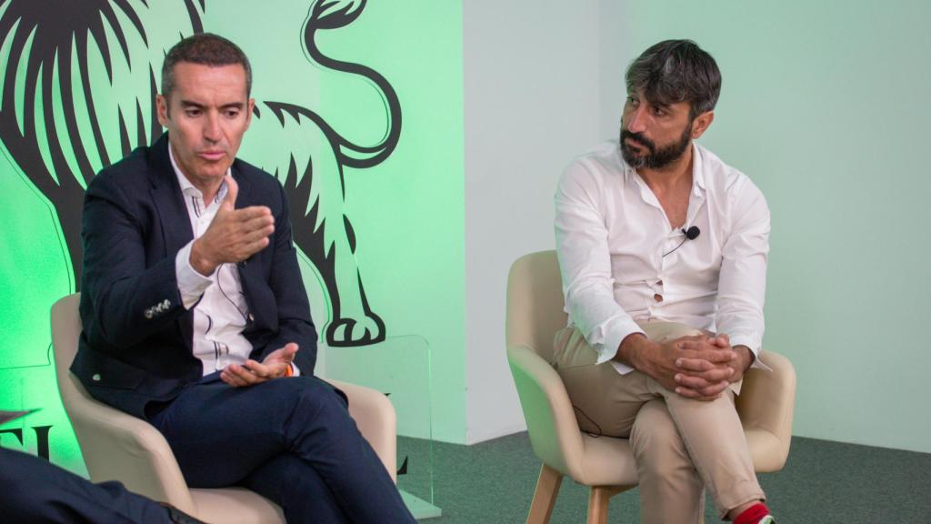 Dioni Peñuelas, director comercial de Bebidas Peñuelas y José Manuel García, CEO del grupo Azotea